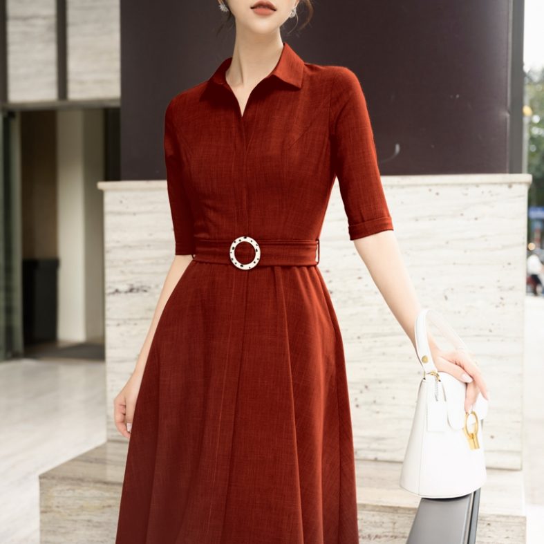 Váy Liền Công Sở Thiết Kế Hàn Quốc  VL10367